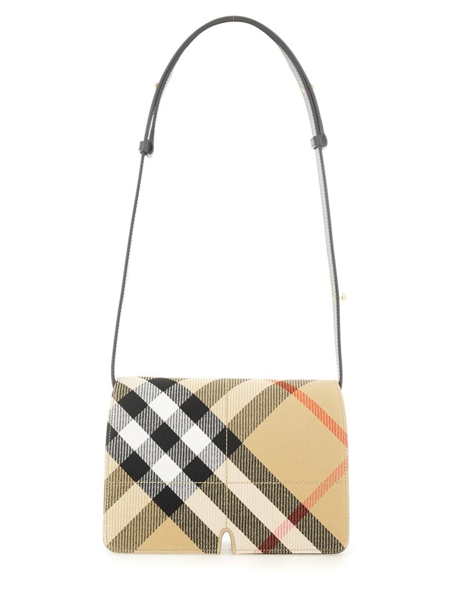 BURBERRY BORSA SNIP CON MOTIVO CHECK