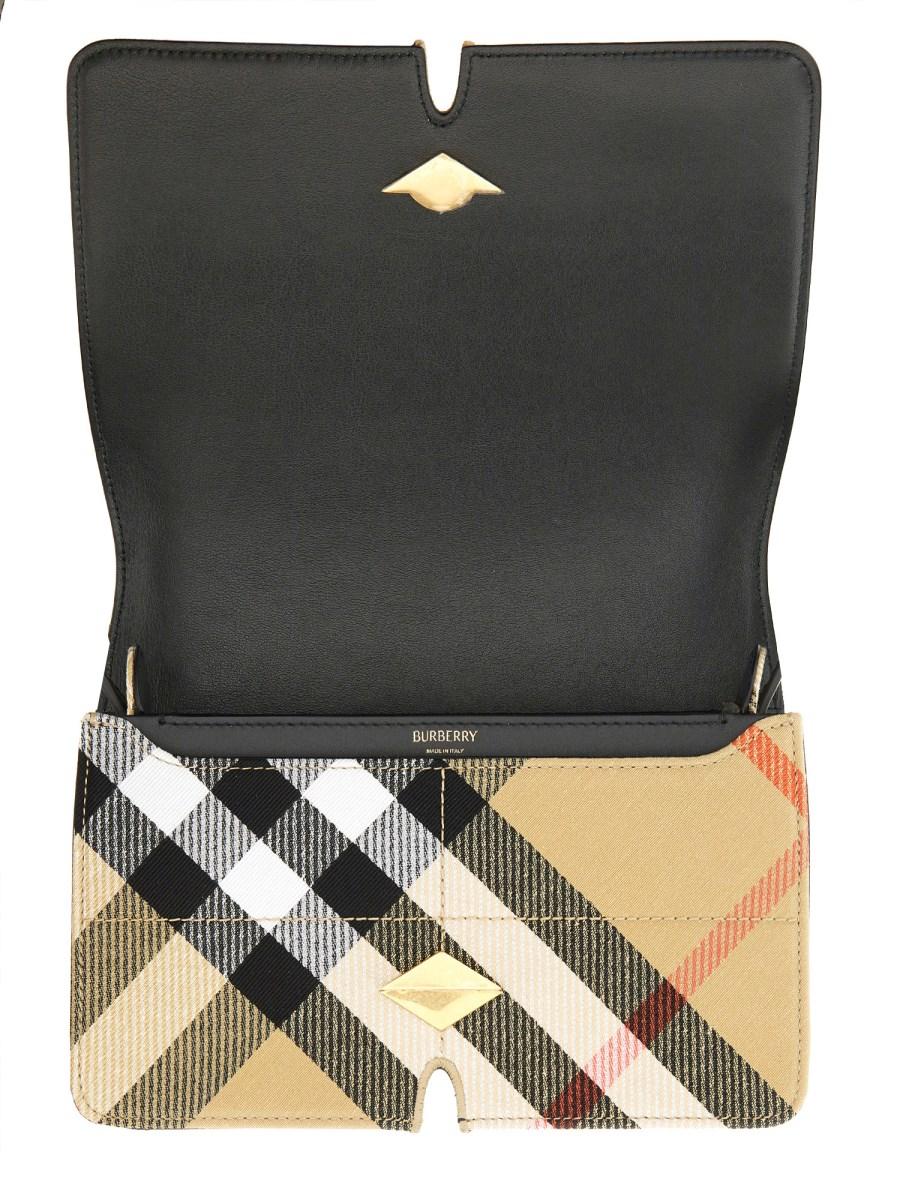 BURBERRY BORSA SNIP CON MOTIVO CHECK