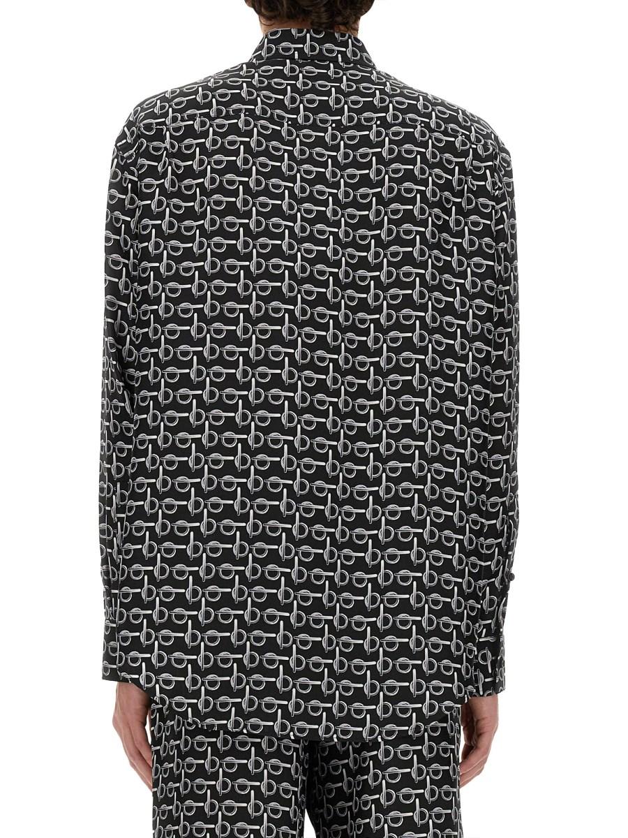 BURBERRY CAMICIA "B" IN SETA