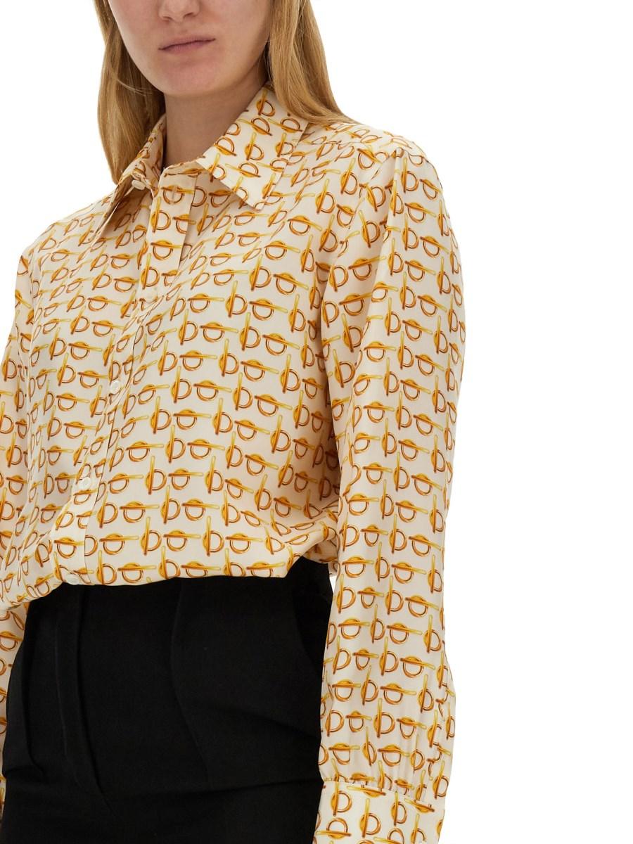 BURBERRY CAMICIA B IN SETA