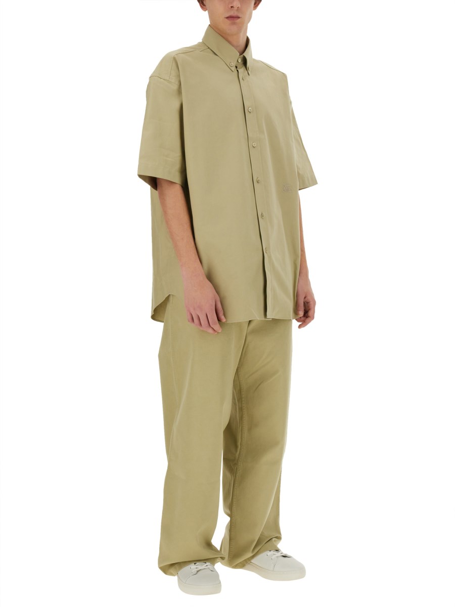 BURBERRY CAMICIA IN COTONE
