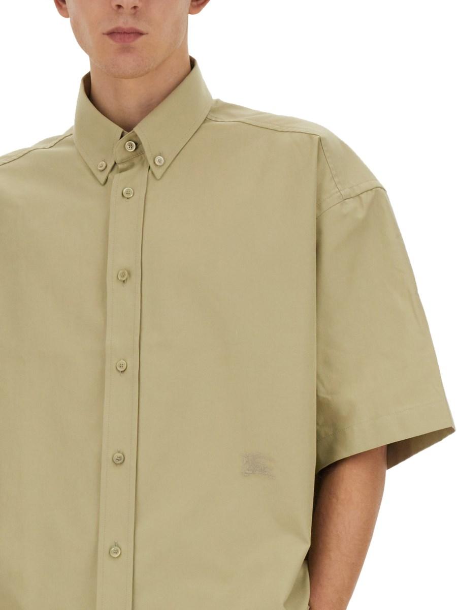 BURBERRY CAMICIA IN COTONE