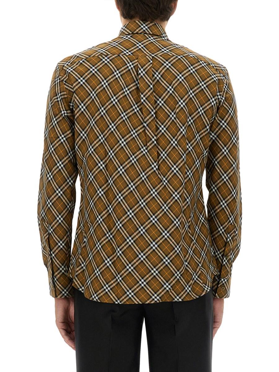 BURBERRY CAMICIA IN COTONE CHECK