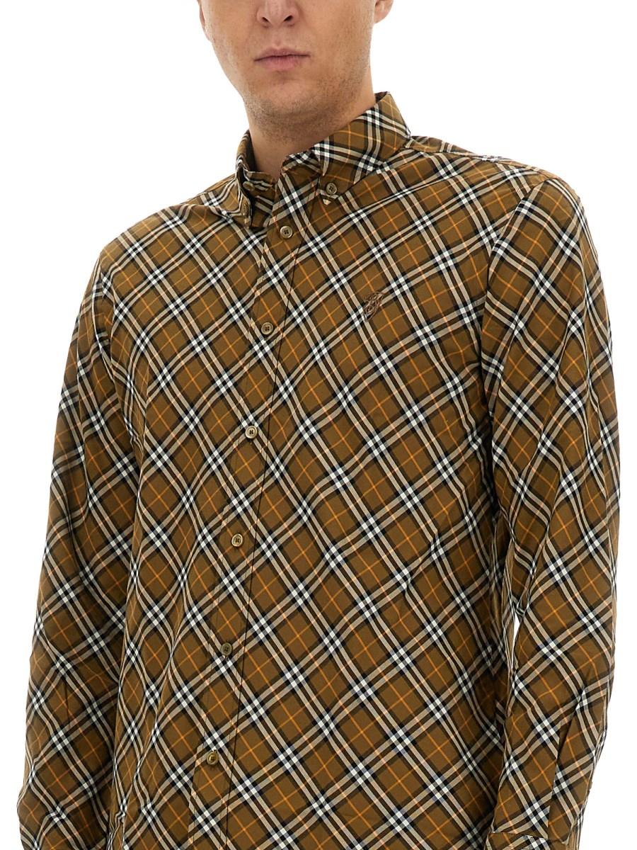 BURBERRY CAMICIA IN COTONE CHECK