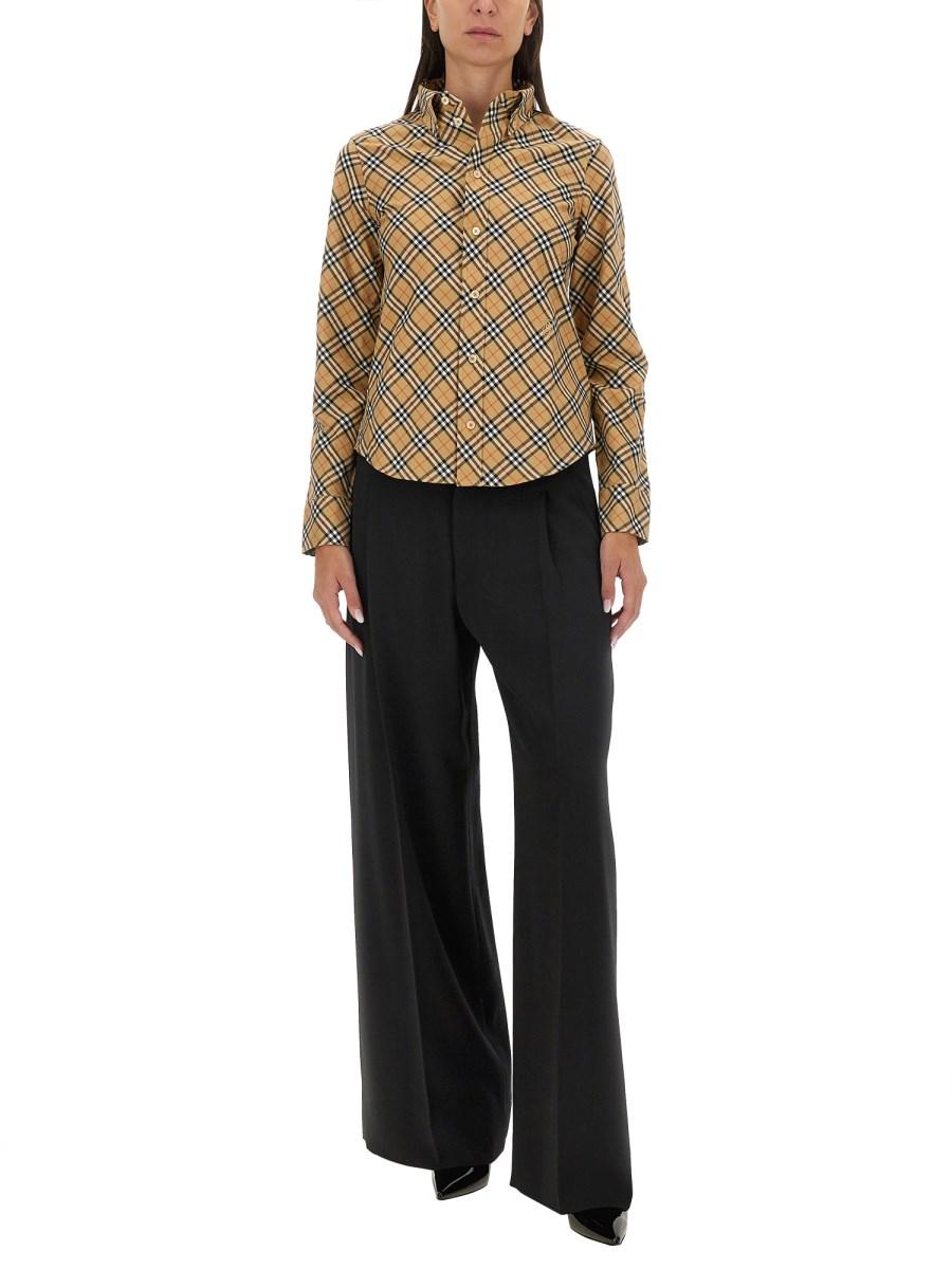 BURBERRY CAMICIA IN COTONE CHECK