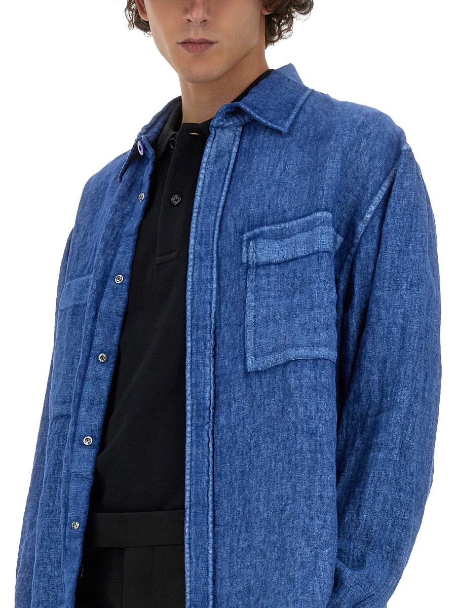 BURBERRY CAMICIA IN LINO