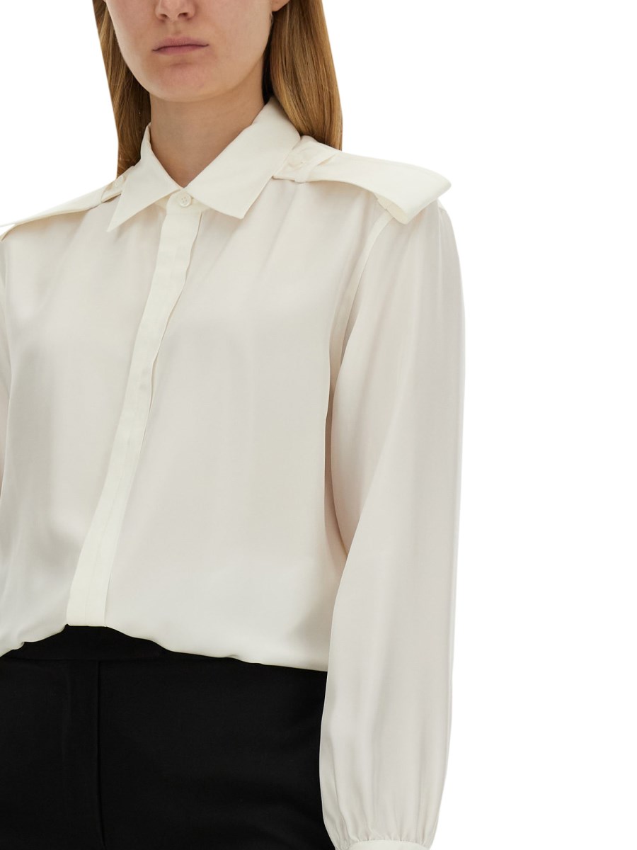 BURBERRY CAMICIA IN SETA