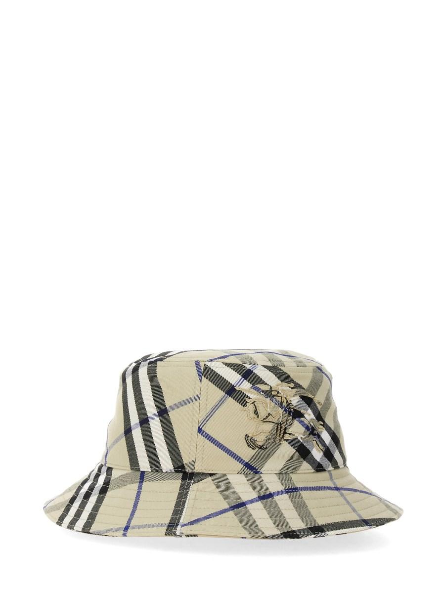 BURBERRY CAPPELLO BUCKET CON STAMPA CHECK