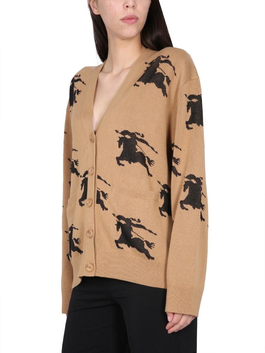 BURBERRY CARDIGAN BRITTANY IN COTONE