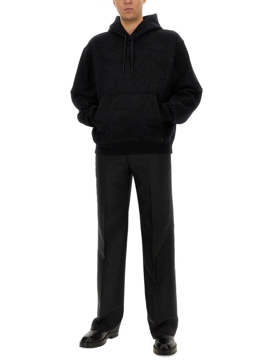 BURBERRY FELPA CON CAPPUCCIO