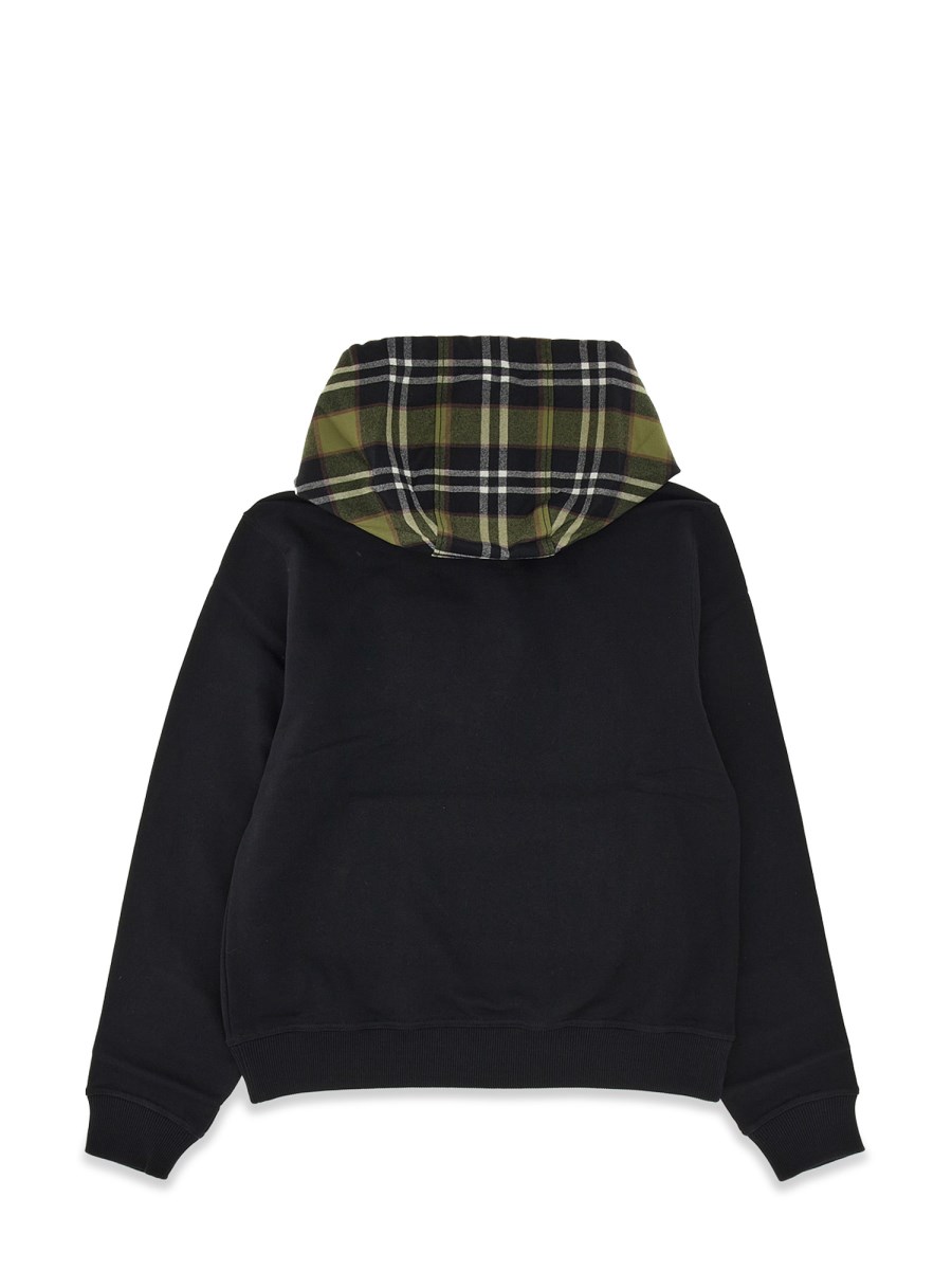BURBERRY FELPA POULTER IN COTONE