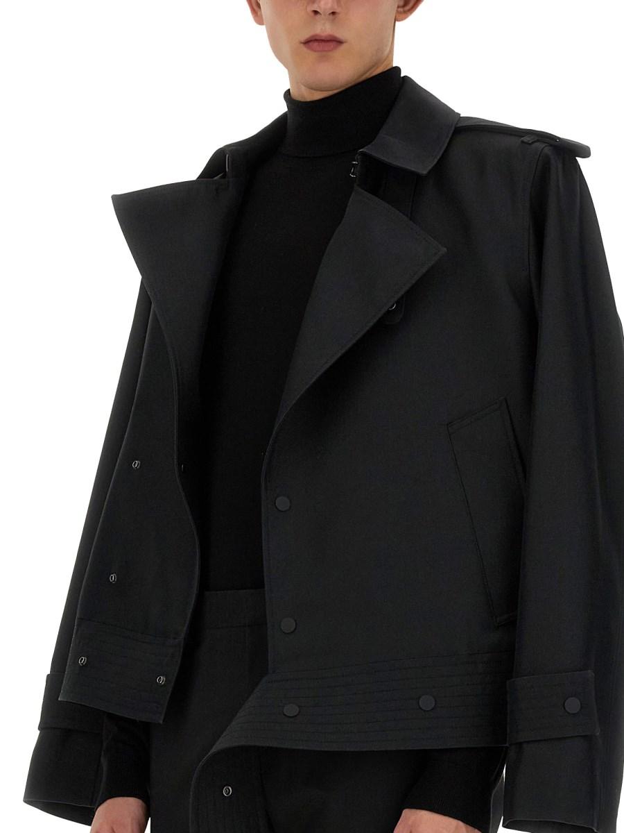 BURBERRY GIACCA TRENCH IN MISTO SETA