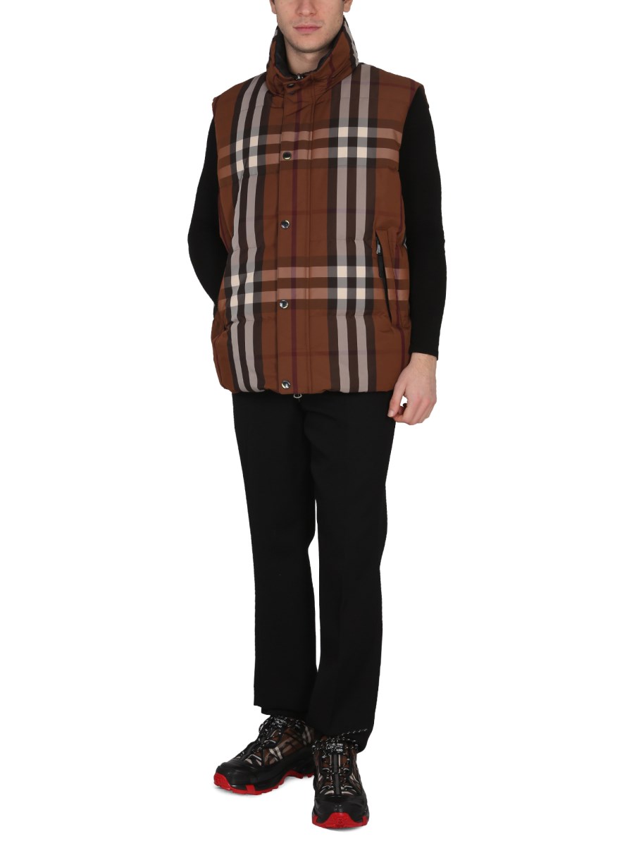 BURBERRY GILET REVERSIBILE IN TESSUTO TECNICO