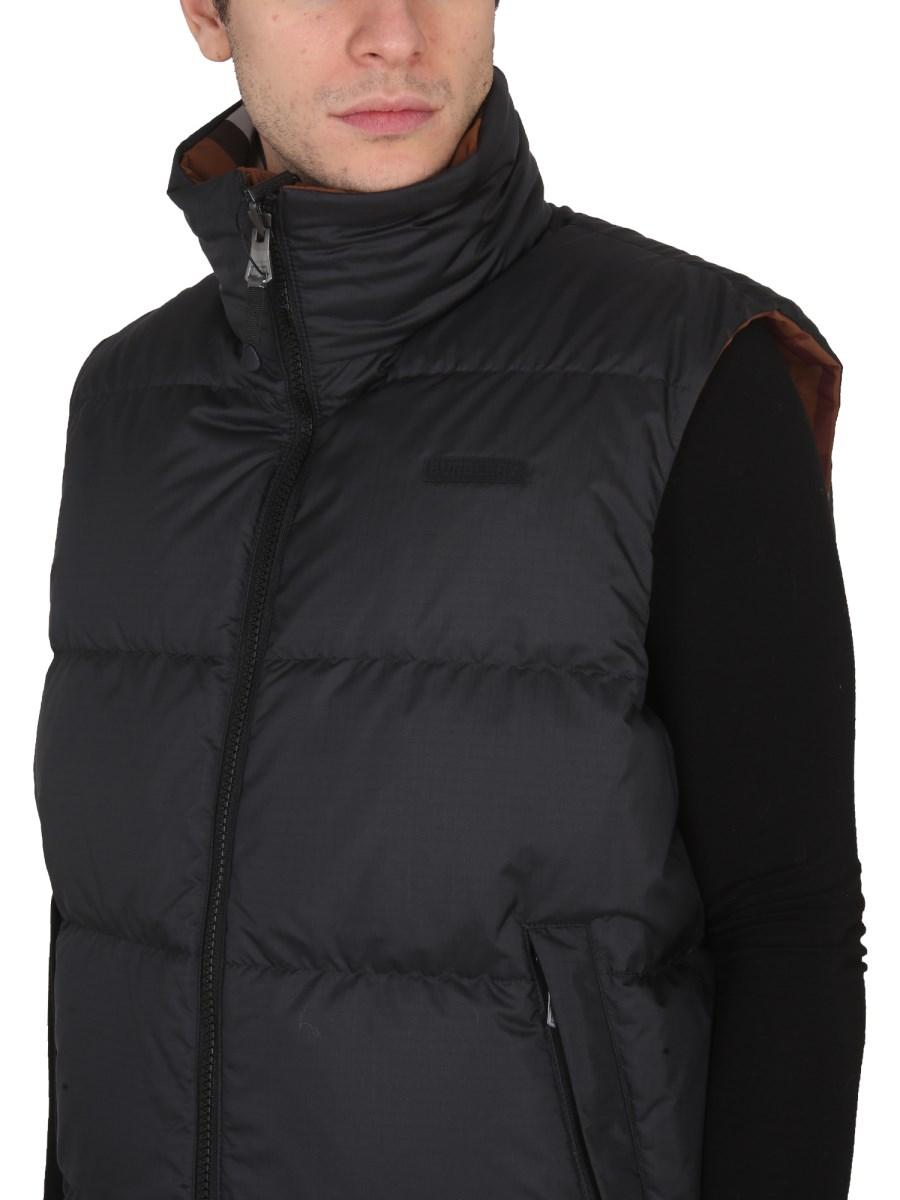 BURBERRY GILET REVERSIBILE IN TESSUTO TECNICO