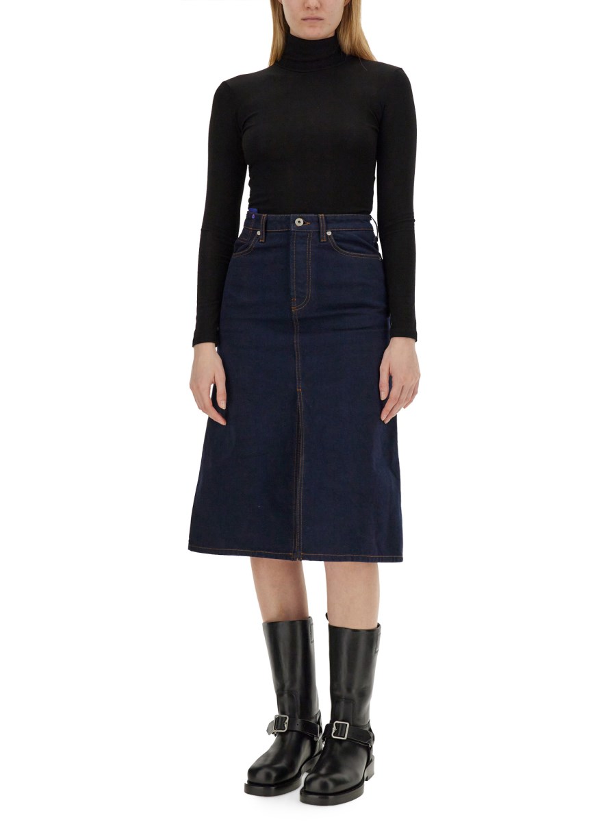 BURBERRY GONNA IN DENIM
