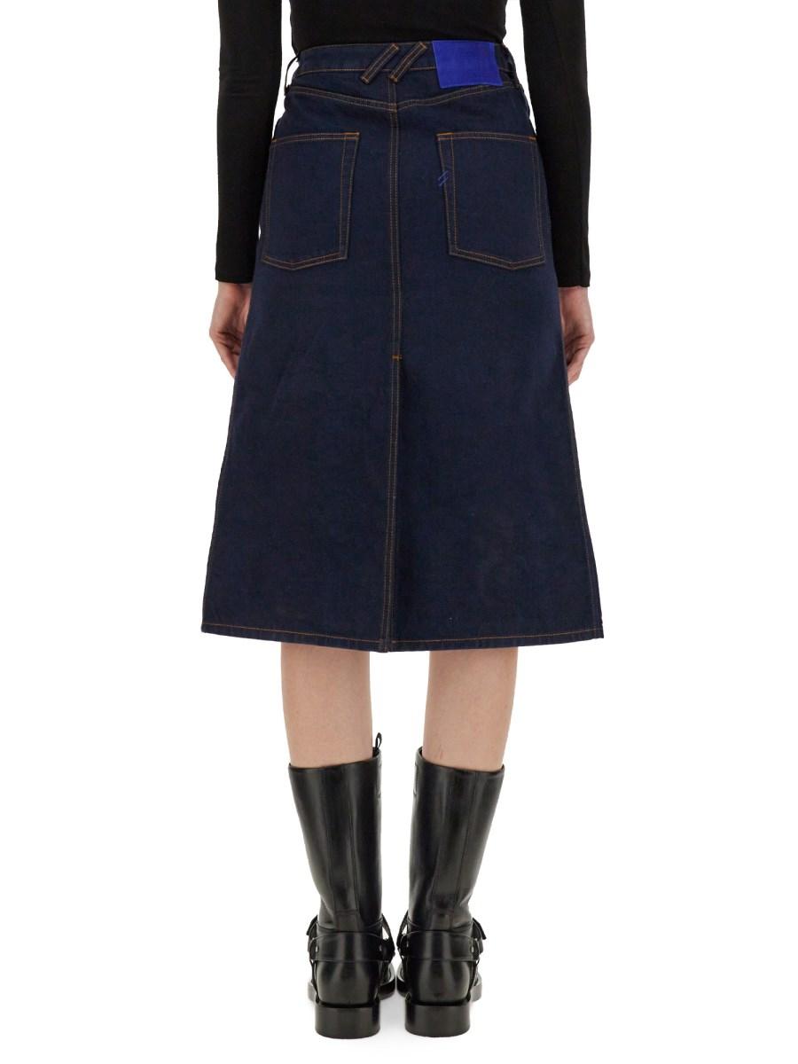 BURBERRY GONNA IN DENIM