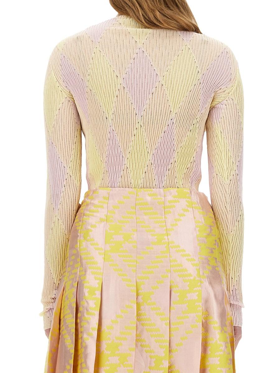 BURBERRY MAGLIA CON MOTIVO CHECK