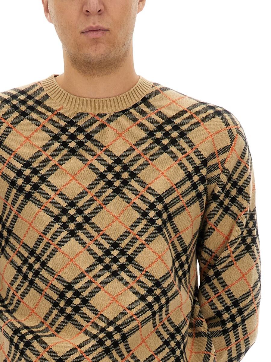 BURBERRY MAGLIA IN CASHMERE CHECK