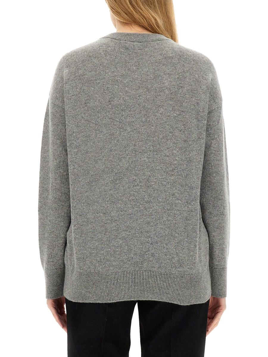 BURBERRY MAGLIA IN CASHMERE CON KILT PIN