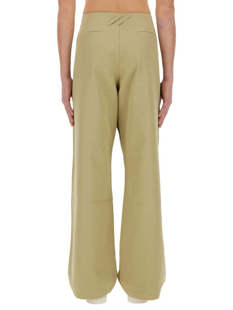 BURBERRY PANTALONE STRAIGHT LEG IN COTONE
