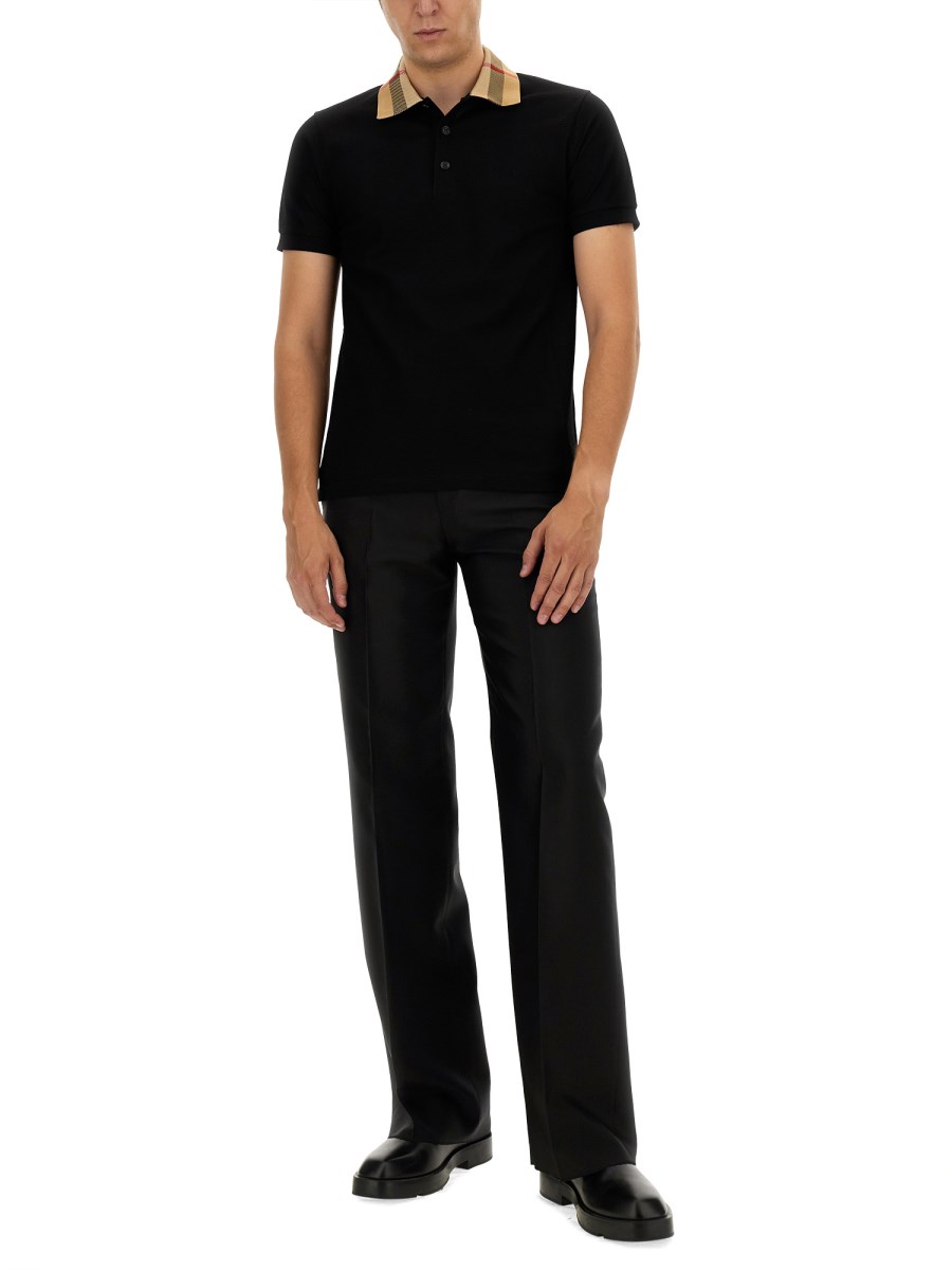 BURBERRY POLO IN COTONE