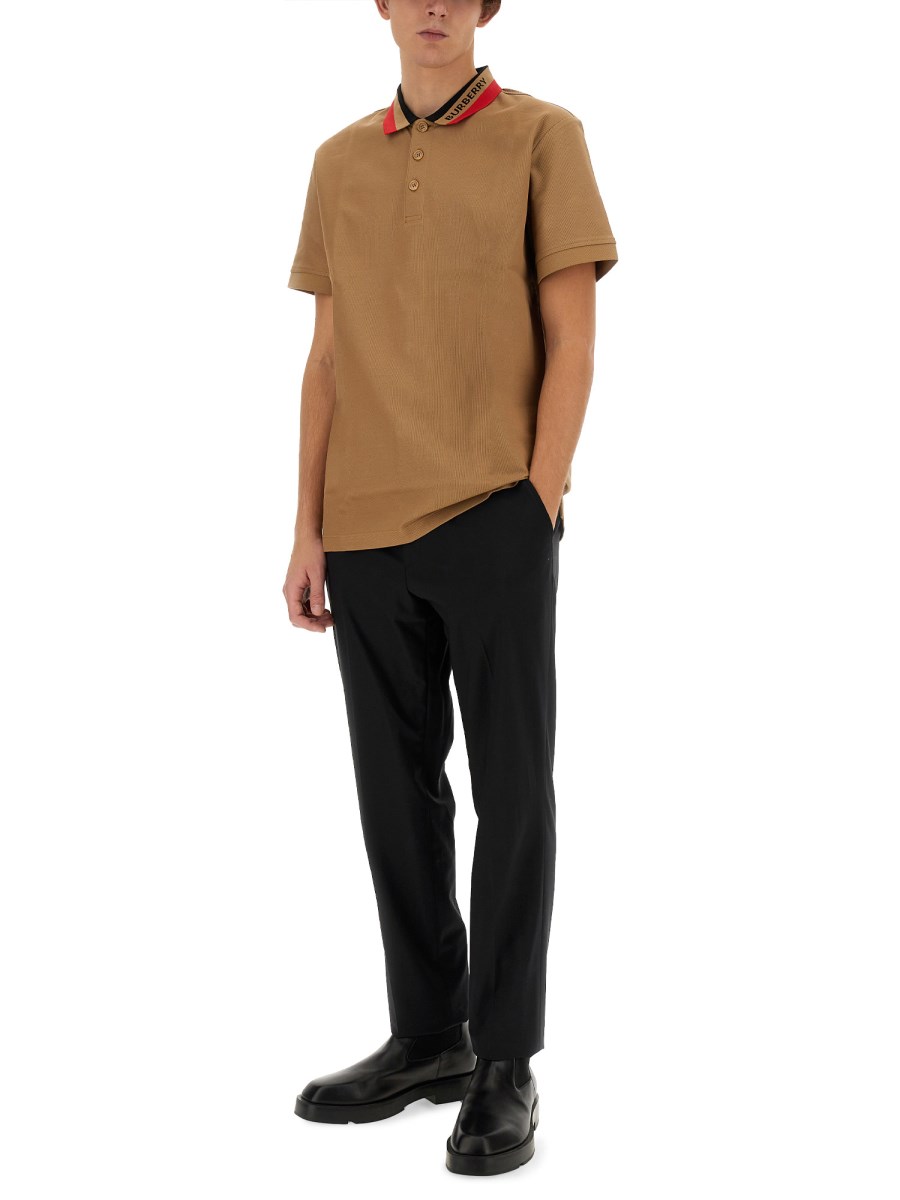 BURBERRY POLO IN COTONE