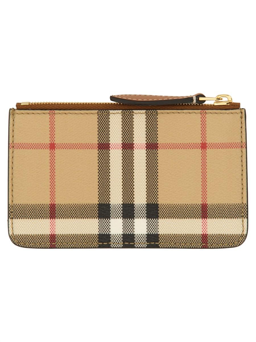 BURBERRY PORTAMONETE CHECK