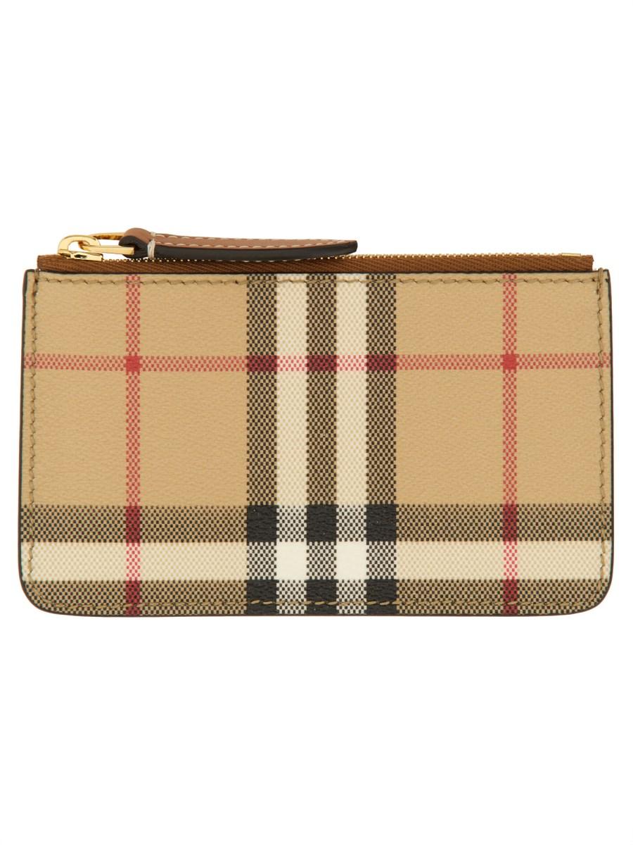 BURBERRY PORTAMONETE CHECK
