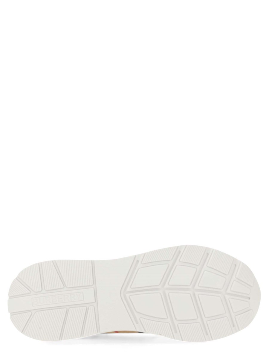 BURBERRY SNEAKER NEW REGIS CHECK IN PELLE
