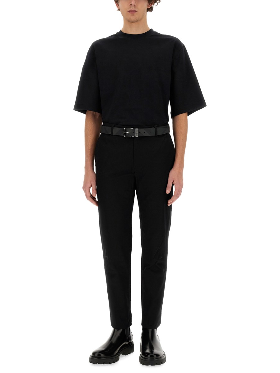 BURBERRY T-SHIRT IN COTONE CON PATCH EKD
