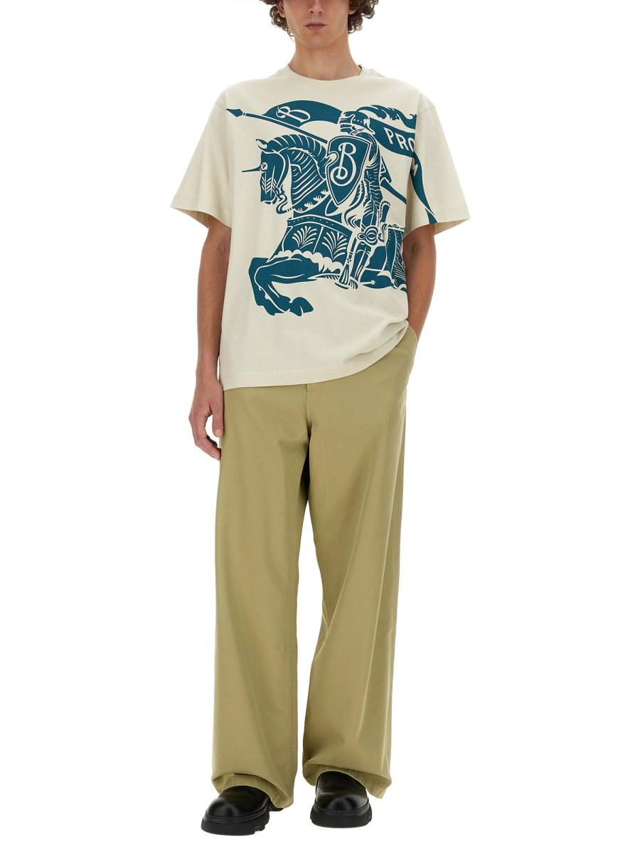 BURBERRY T-SHIRT IN COTONE EKD