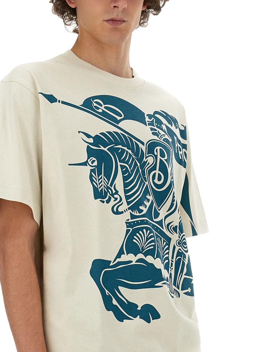 BURBERRY T-SHIRT IN COTONE EKD