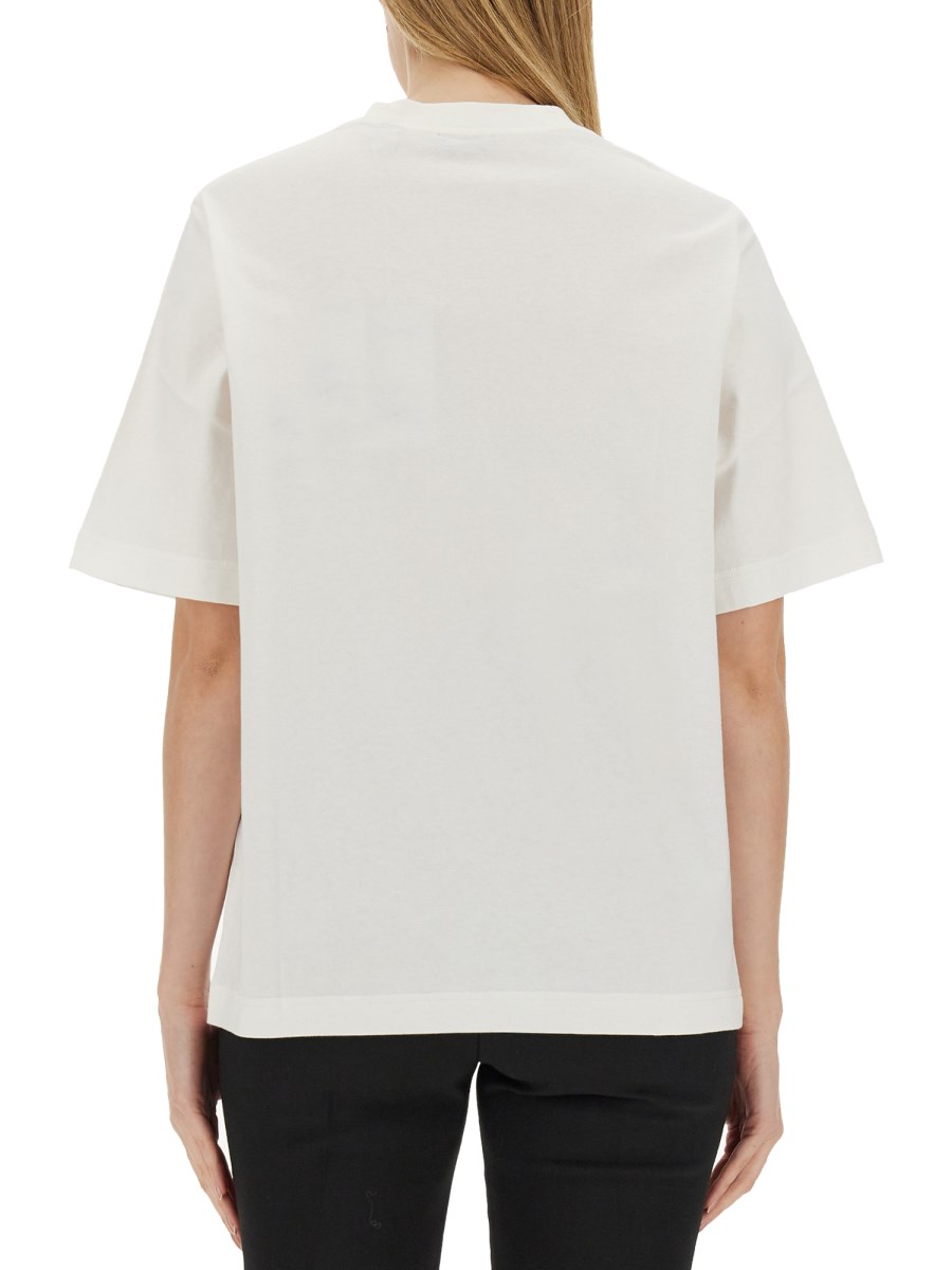BURBERRY T-SHIRT IN JERSEY DI COTONE CON LOGO