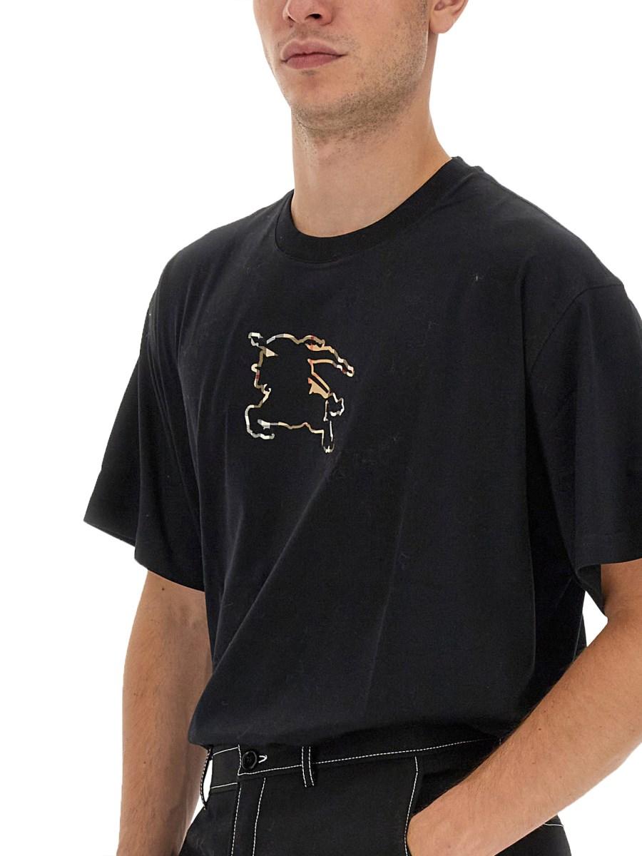 BURBERRY T-SHIRT PADBURY IN JERSEY DI COTONE