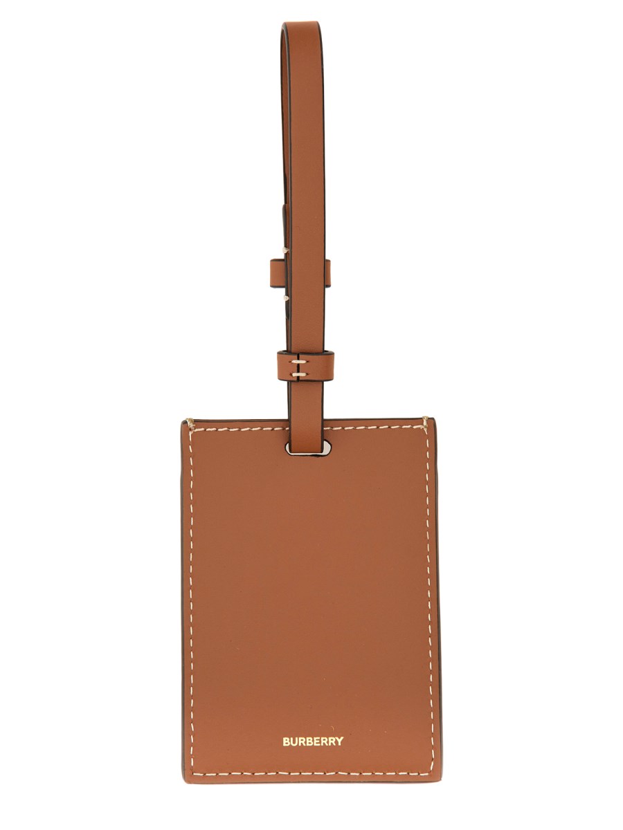 BURBERRY TARGHETTA "PORTE ADRESSE" CHECK