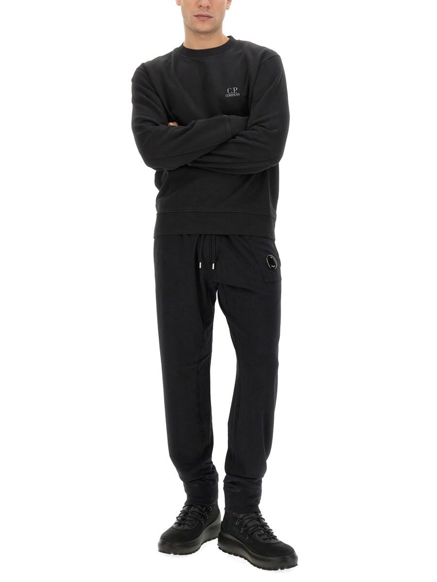 C.P. COMPANY FELPA IN COTONE CON LOGO