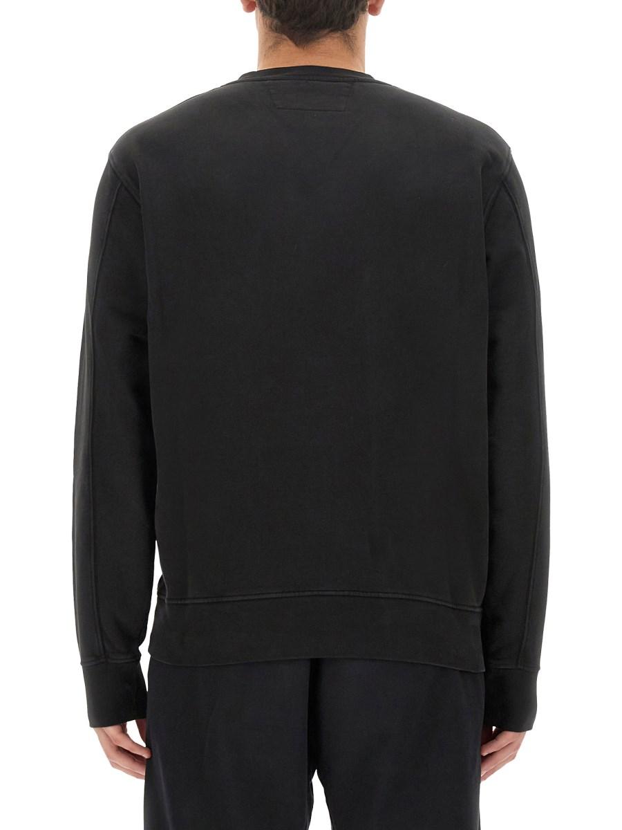 C.P. COMPANY FELPA IN COTONE CON LOGO