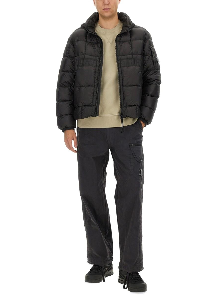 C.P. COMPANY GIACCA IN NYLON CON LOGO