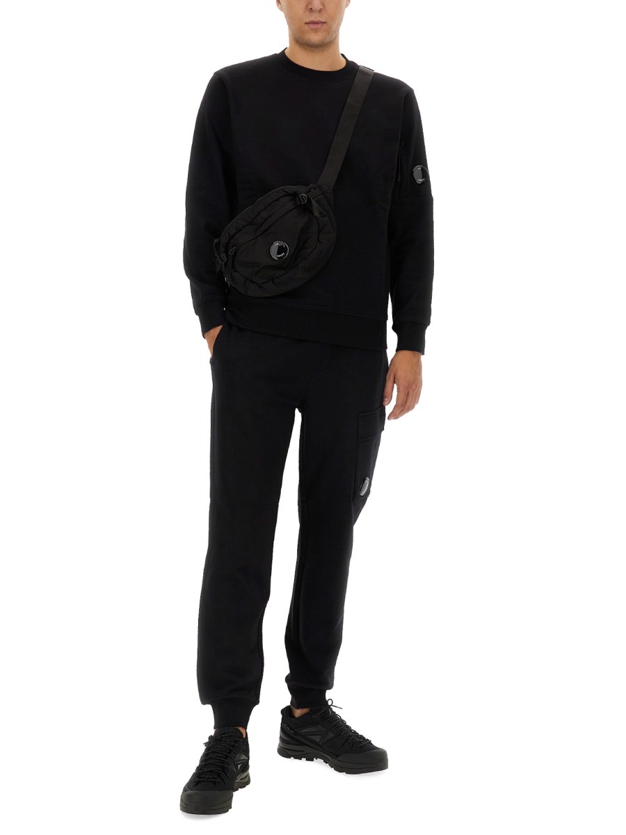 C.P. COMPANY PANTALONE JOGGING CON LOGO