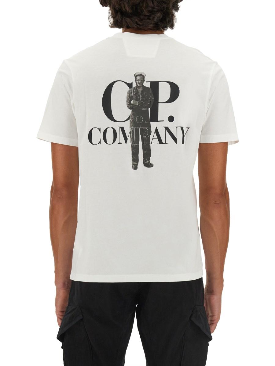 C.P. COMPANY T-SHIRT CON LOGO