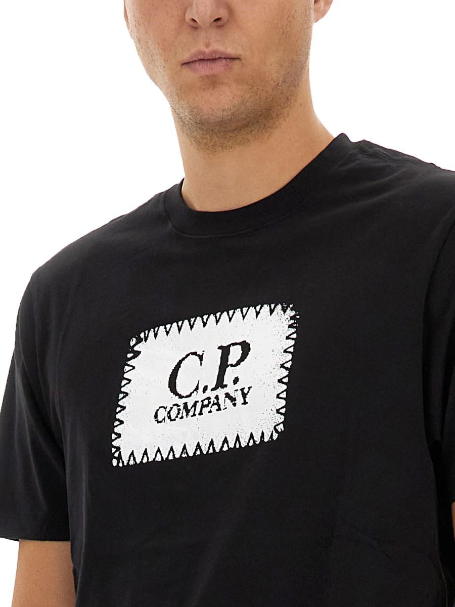 C.P. COMPANY T-SHIRT IN COTONE CON LOGO