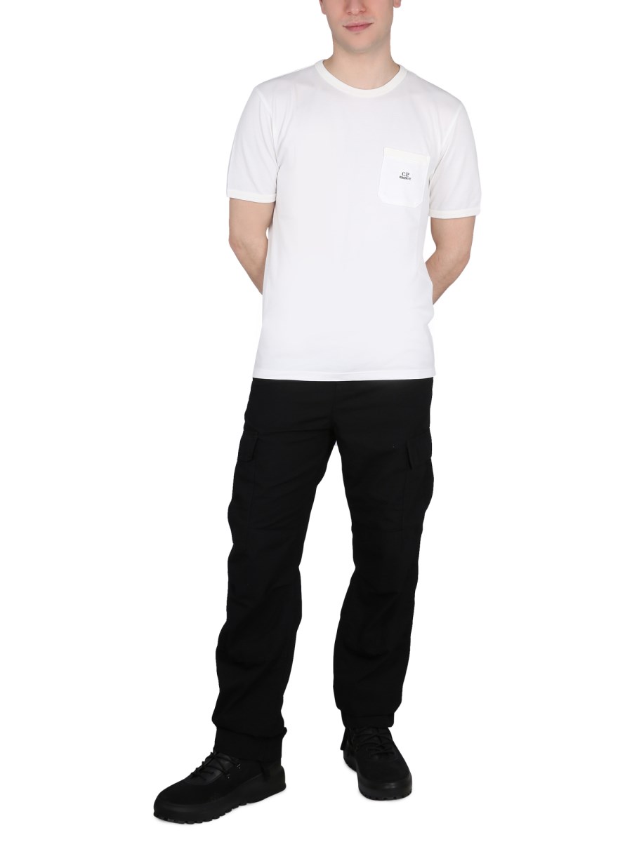 C.P. COMPANY T-SHIRT IN COTONE CON LOGO