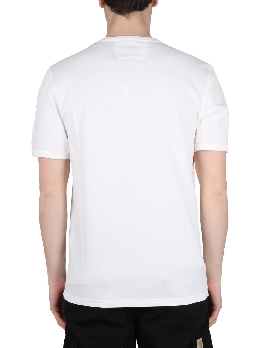 C.P. COMPANY T-SHIRT IN COTONE CON LOGO
