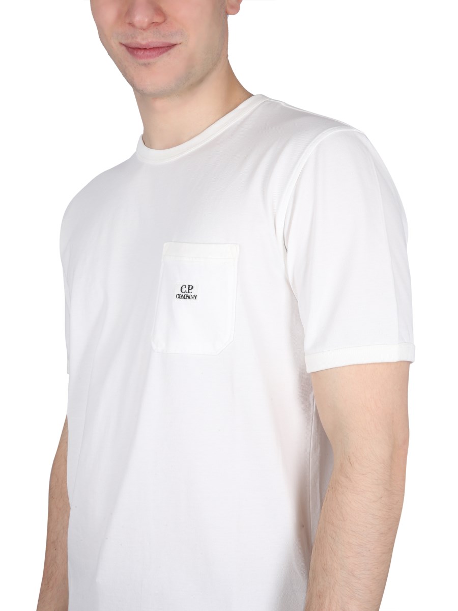 C.P. COMPANY T-SHIRT IN COTONE CON LOGO