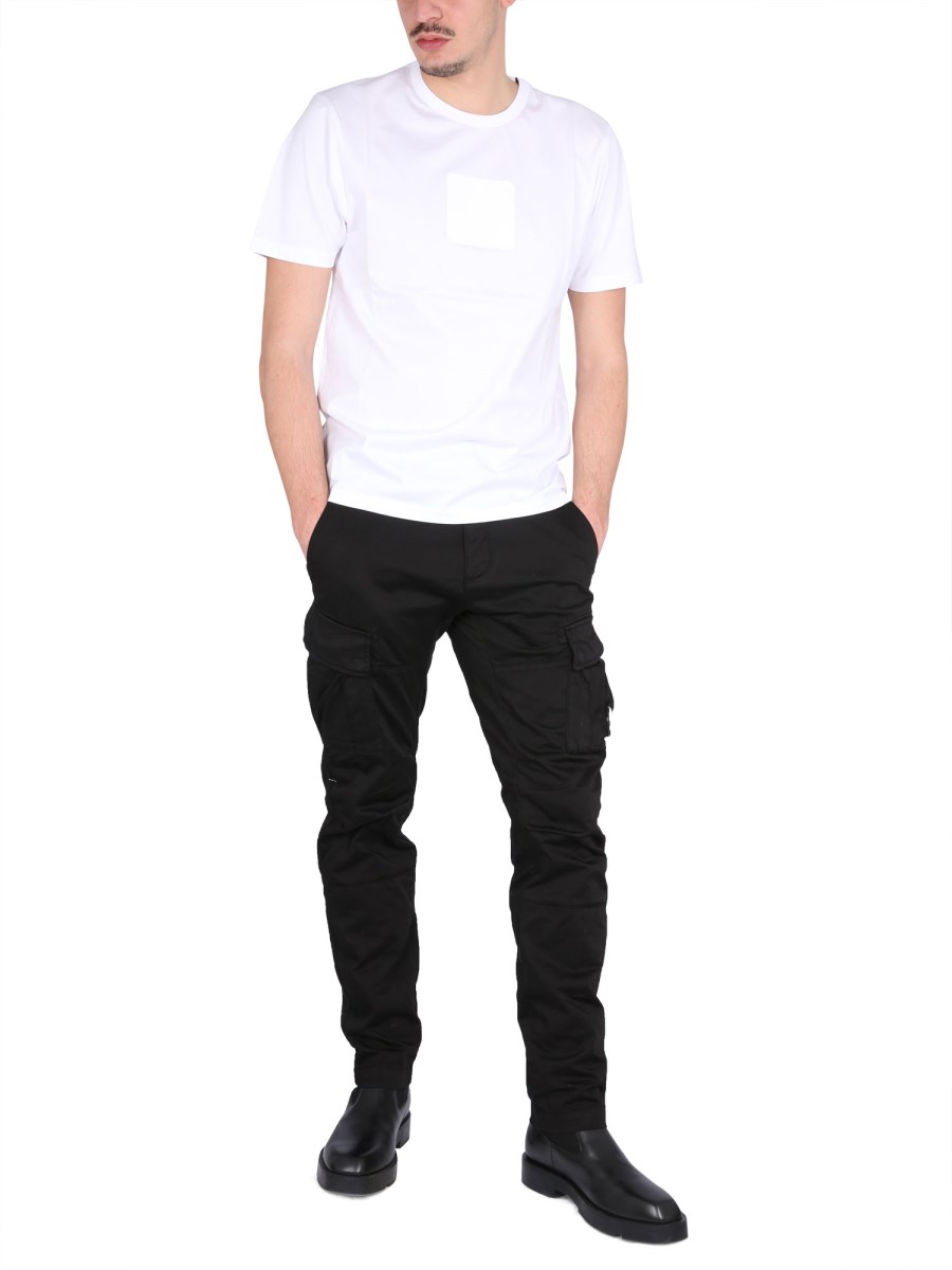 C.P. COMPANY T-SHIRT IN COTONE CON LOGO