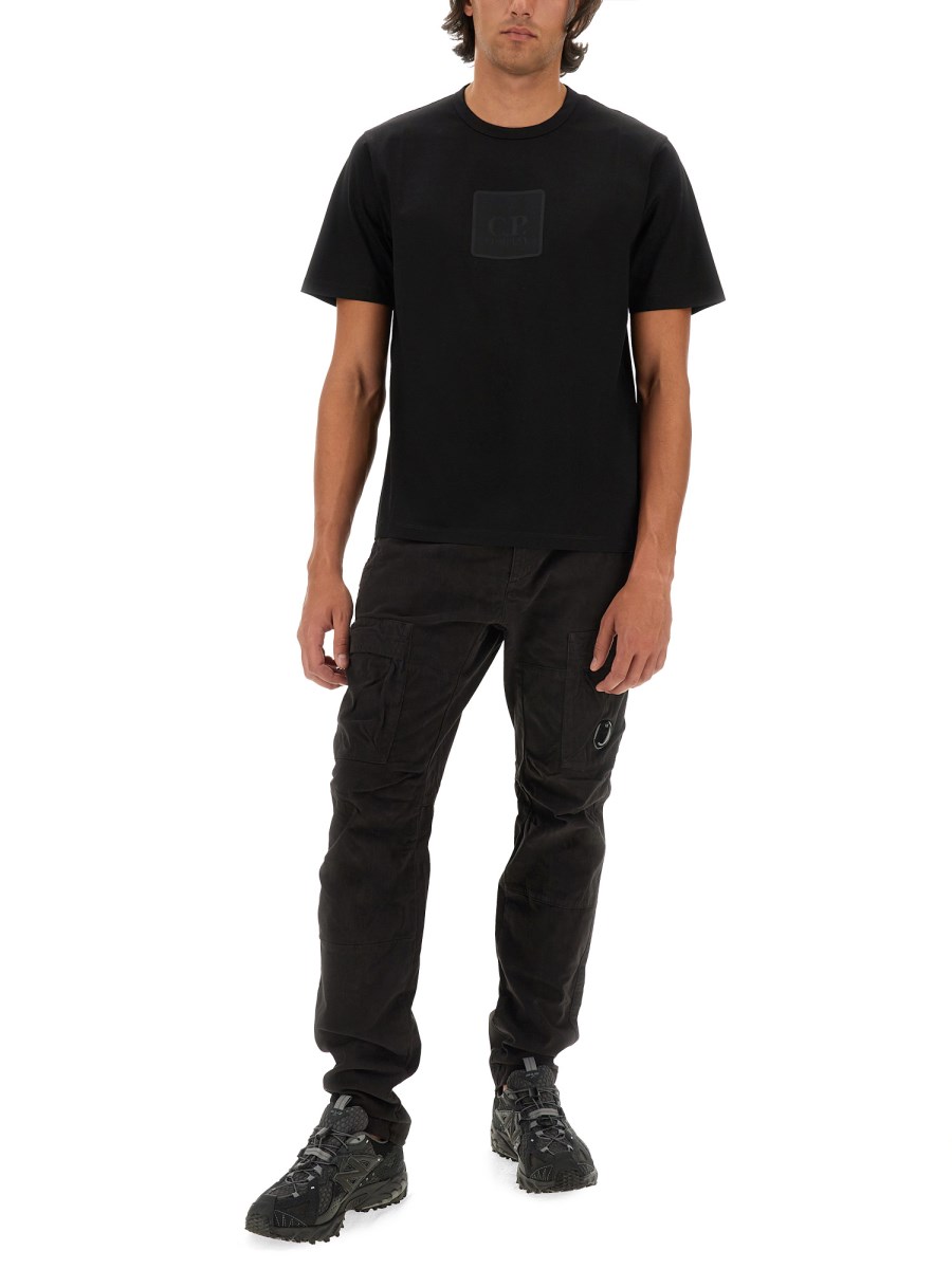 C.P. COMPANY T-SHIRT IN JERSEY DI COTONE CON LOGO