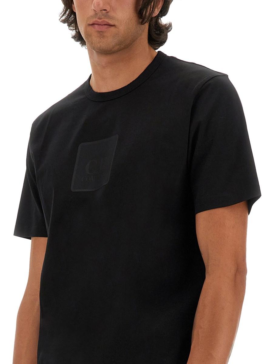 C.P. COMPANY T-SHIRT IN JERSEY DI COTONE CON LOGO