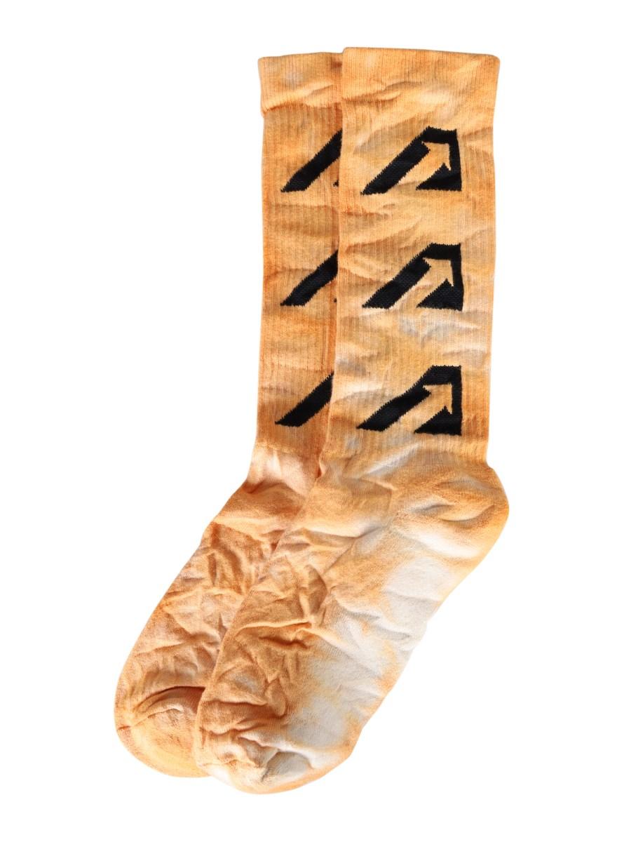 AUTRY CALZINO MATCHPOINT IN COTONE TIE AND DYE JACQUARD LOGO