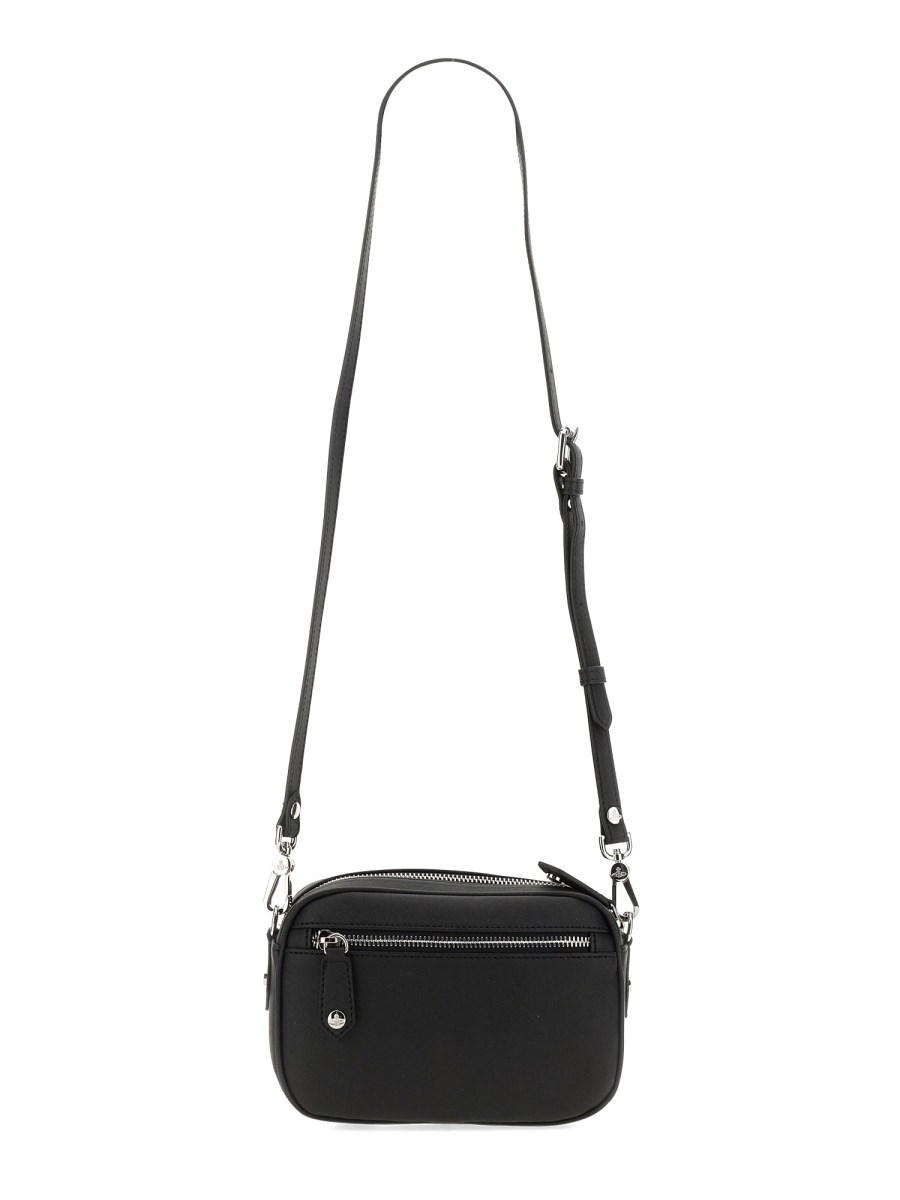 VIVIENNE WESTWOOD CAMERA BAG "ANNA" IN BIOGREEN SAFFIANO