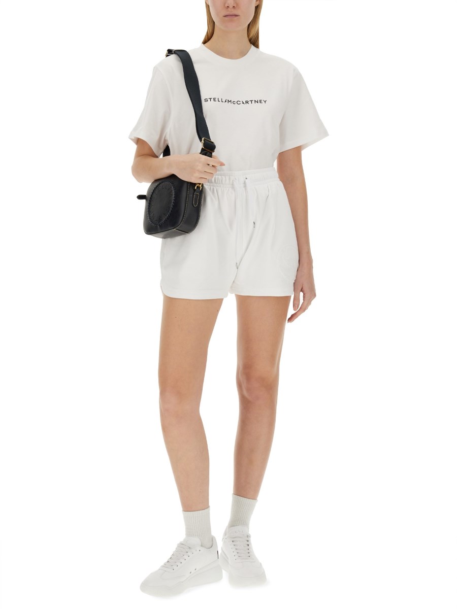 STELLA McCARTNEY CAMERA BAG MINI IN ALTER NAPPA CON LOGO